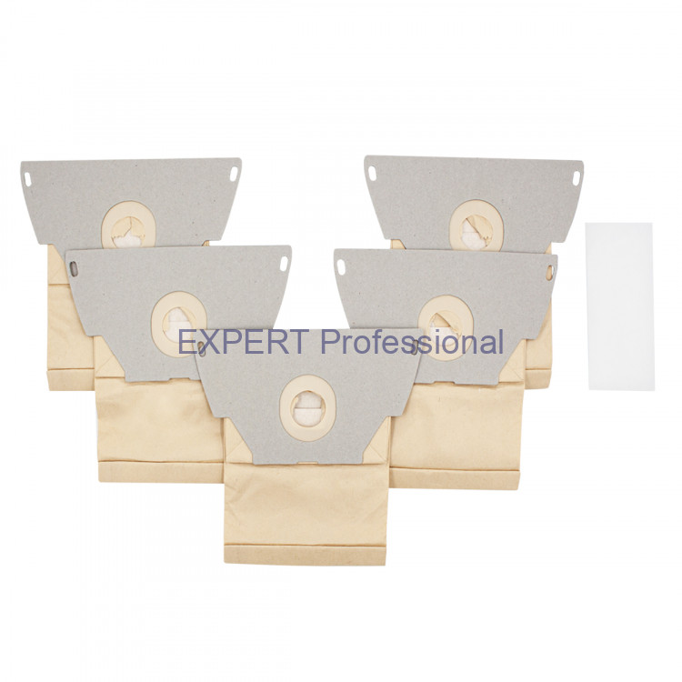 ROCKSTAR EL3.P(5F) бумажные мешки для пылесоса ELECTROLUX Mondo, 5 шт + микрофильтр