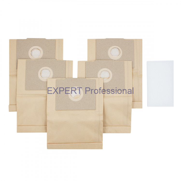 ROCKSTAR RW4.P(5F) бумажные мешки для пылесоса ROWENTA Premio, 5 шт + микрофильтр